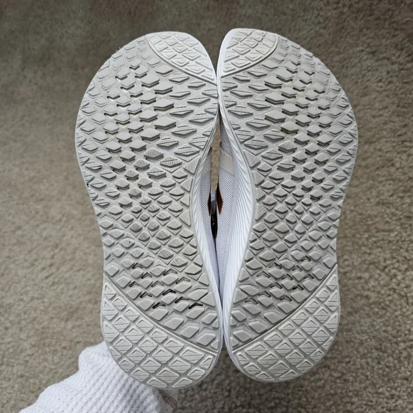 Adidas womens edge lux 3 copper metallic white athletic running sneakers size 7 - Picture 5 of 9